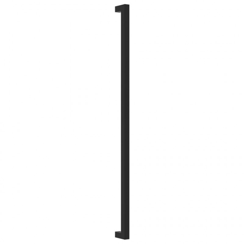 Uchwyty do szafek, 20 szt., czarne, 480 mm, stal nierdzewna