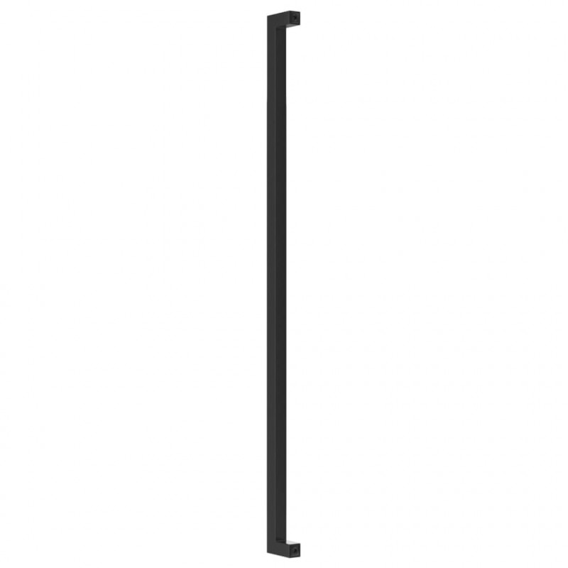 Uchwyty do szafek, 20 szt., czarne, 480 mm, stal nierdzewna