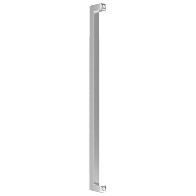 Uchwyty do szafek, 10 szt., srebrne, 480 mm, stal nierdzewna