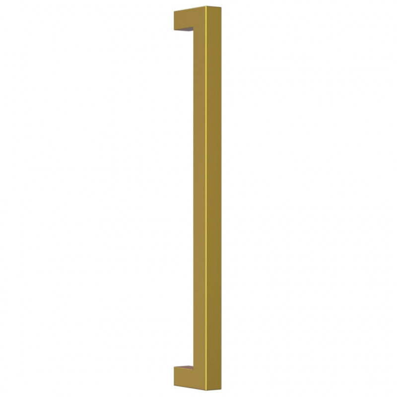 Uchwyty do szafek, 10 szt., złote, 224 mm, stal nierdzewna