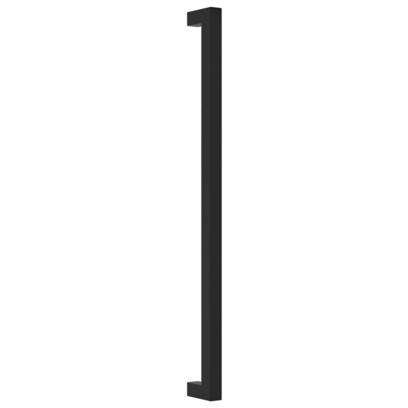 Uchwyty do szafek, 10 szt., czarne, 320 mm, stal nierdzewna