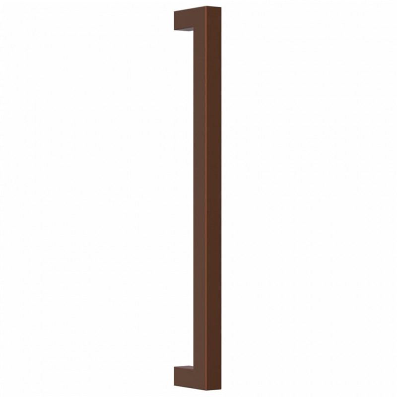 Uchwyty do szafek, 10 szt., brąz, 224 mm, stal nierdzewna