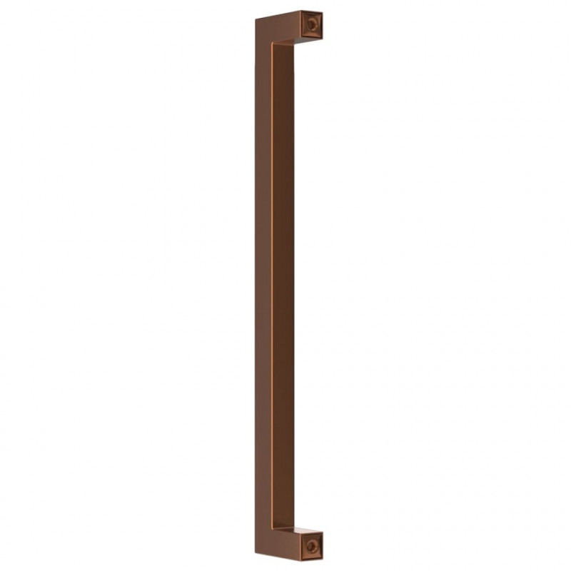 Uchwyty do szafek, 10 szt., brąz, 224 mm, stal nierdzewna