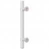 Uchwyty do szafek, 20 szt., srebrne, 96 mm, stal nierdzewna