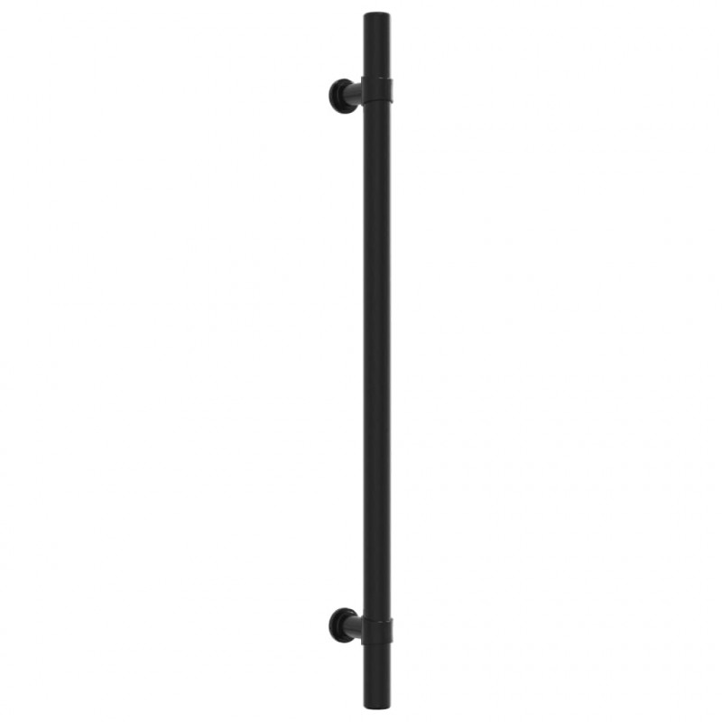 Uchwyty do szafek, 20 szt., czarne, 224 mm, stal nierdzewna