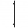 Uchwyty do szafek, 20 szt., czarne, 224 mm, stal nierdzewna