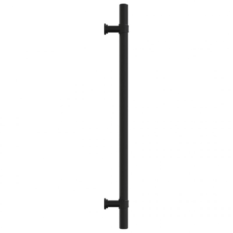 Uchwyty do szafek, 20 szt., czarne, 224 mm, stal nierdzewna