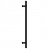 Uchwyty do szafek, 20 szt., czarne, 224 mm, stal nierdzewna