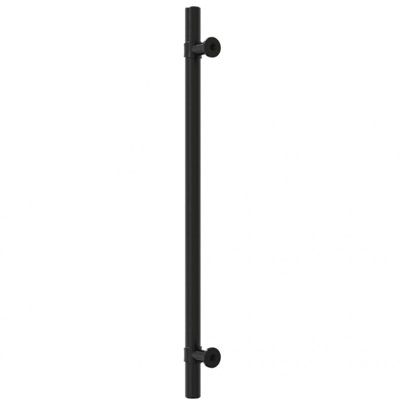 Uchwyty do szafek, 20 szt., czarne, 224 mm, stal nierdzewna