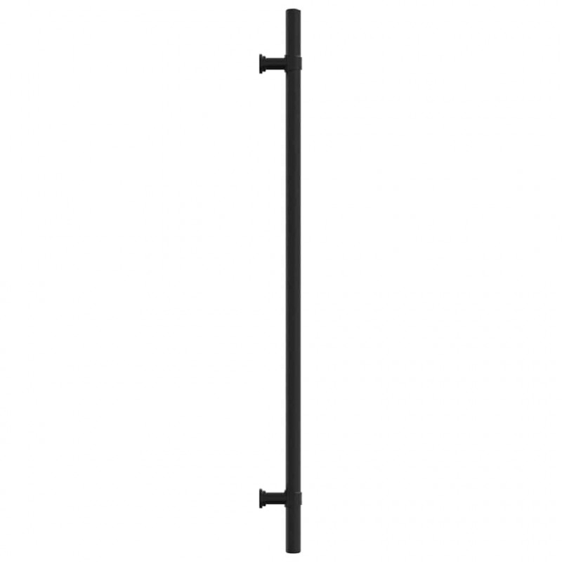 Uchwyty do szafek, 20 szt., czarne, 320 mm, stal nierdzewna