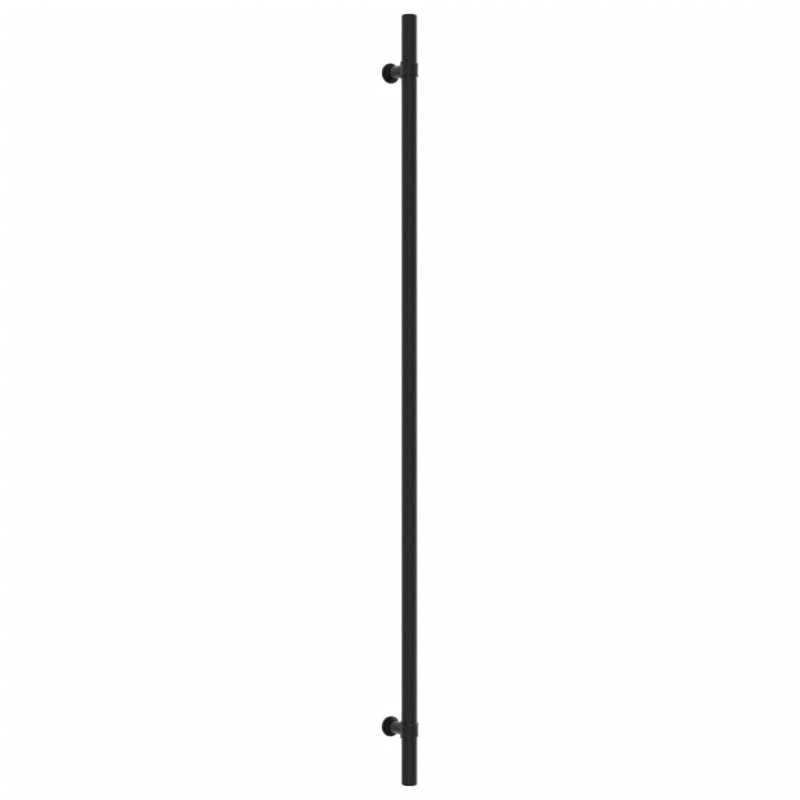 Uchwyty do szafek, 20 szt., czarne, 480 mm, stal nierdzewna