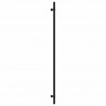 Uchwyty do szafek, 20 szt., czarne, 480 mm, stal nierdzewna