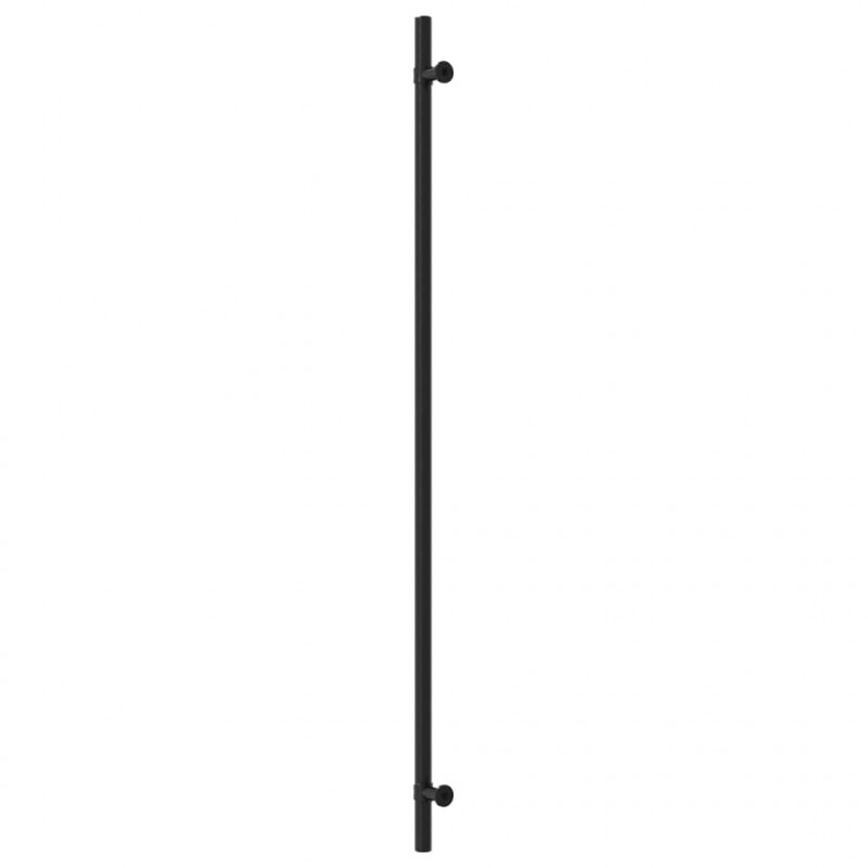 Uchwyty do szafek, 20 szt., czarne, 480 mm, stal nierdzewna