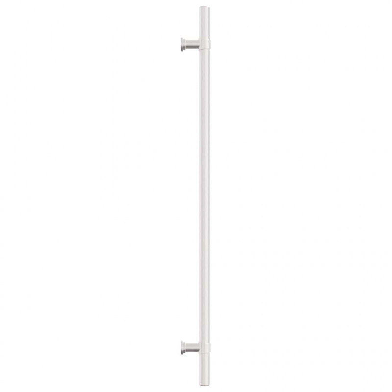 Uchwyty do szafek, 10 szt., srebrne, 320 mm, stal nierdzewna
