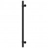Uchwyty do szafek, 10 szt., czarne, 224 mm, stal nierdzewna