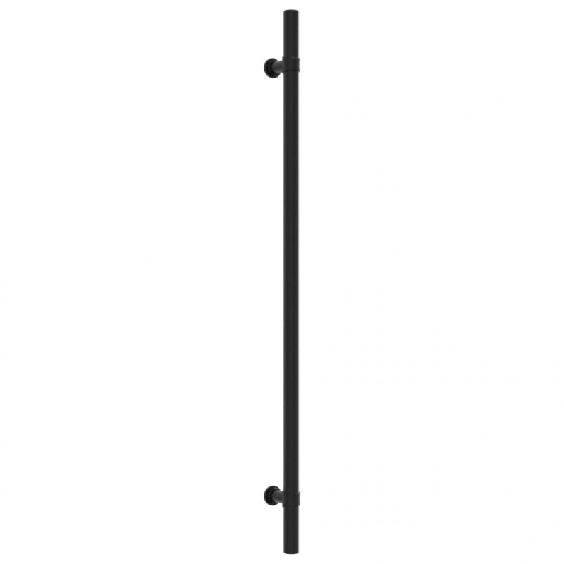 Uchwyty do szafek, 10 szt., czarne, 320 mm, stal nierdzewna
