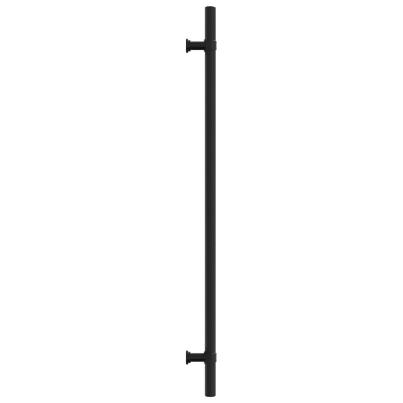 Uchwyty do szafek, 10 szt., czarne, 320 mm, stal nierdzewna