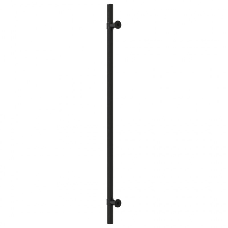 Uchwyty do szafek, 10 szt., czarne, 320 mm, stal nierdzewna