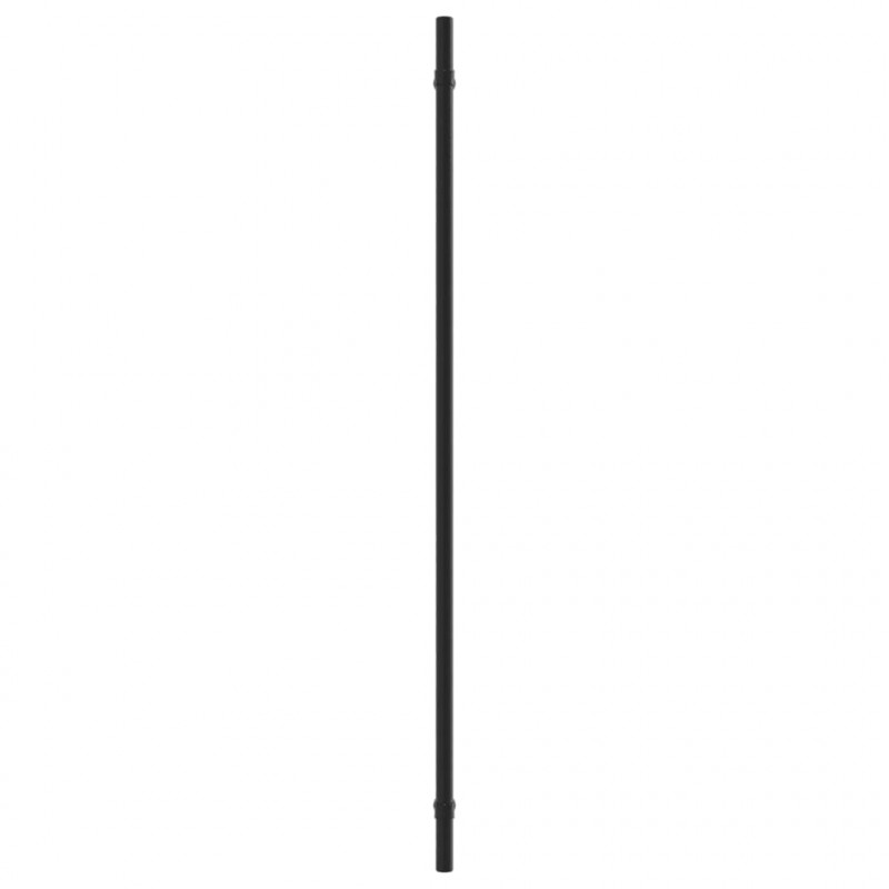 Uchwyty do szafek, 10 szt., czarne, 480 mm, stal nierdzewna
