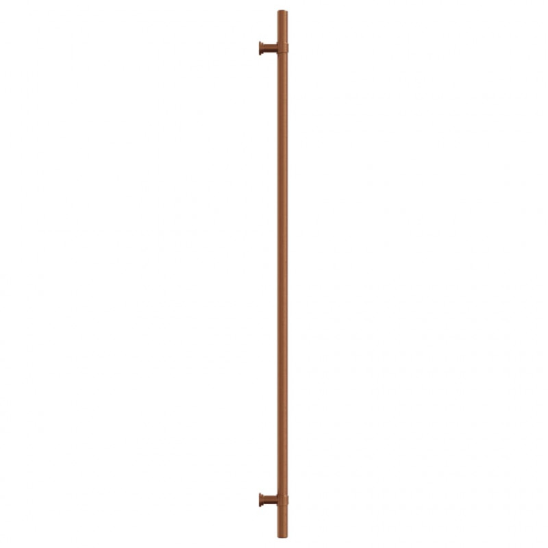 Uchwyty do szafek, 10 szt., brąz, 480 mm, stal nierdzewna