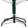 Sztuczna choinka z lampkami i bombkami, zielona, 150 cm, PVC