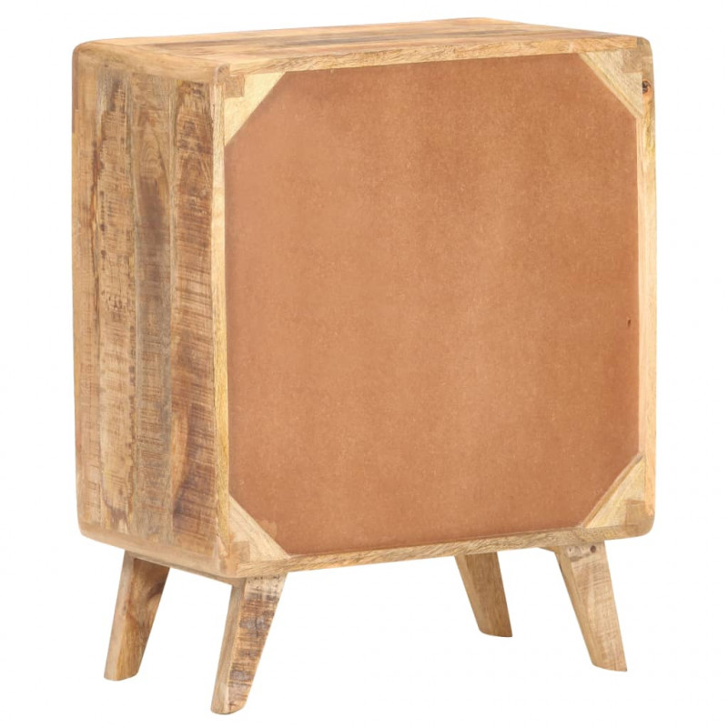 Szafka, 60x35x75 cm, surowe drewno mango