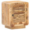 Szafka nocna, 40x30x50 cm, surowe drewno mango