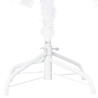 Sztuczna choinka z lampkami i bombkami, biała, 180 cm, PVC
