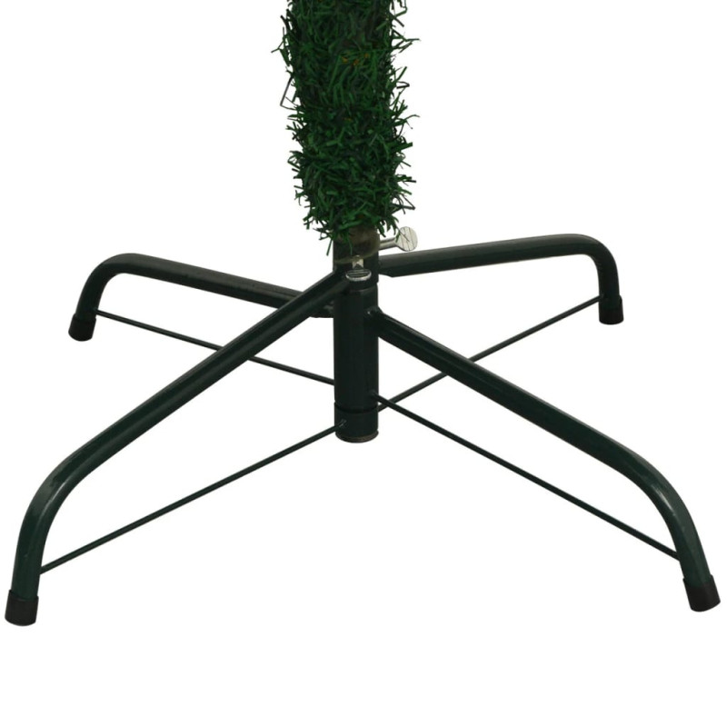 Sztuczna choinka z lampkami i bombkami, L, 240 cm, zielona