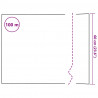 Folia okienna, matowa, w paski, PVC