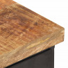 Szafka, 60 x 30 x 76 cm, surowe drewno mango