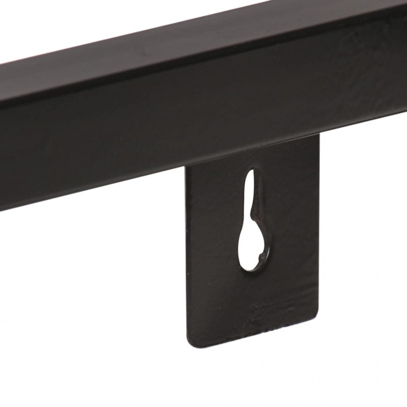 Półki ścienne, 2 szt., 160 cm, surowe drewno mango