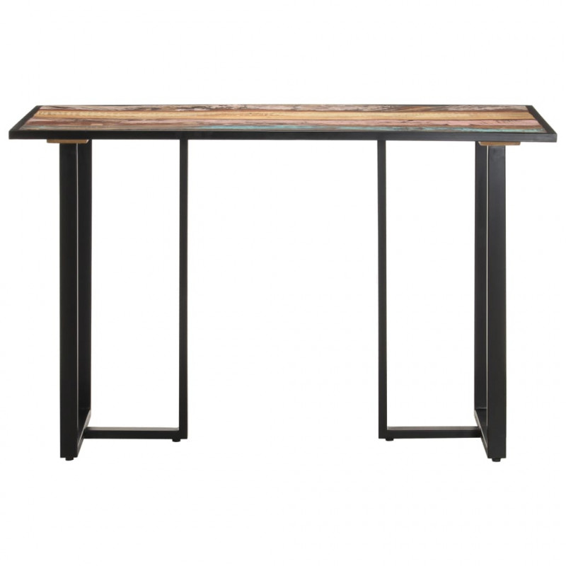 Stół jadalniany, 120 cm, lite drewno z odzysku