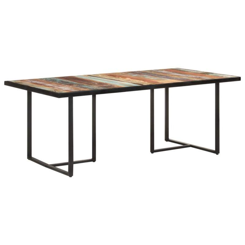 Stół jadalniany, 200 cm, lite drewno odzyskane