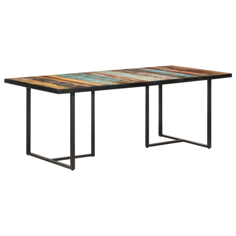 Stół jadalniany, 200 cm, lite drewno odzyskane