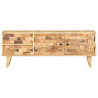 Szafka pod TV, 120 x 30 x 45 cm, lite drewno mango