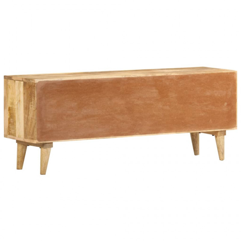 Szafka pod TV, 120 x 30 x 45 cm, lite drewno mango