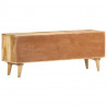 Szafka pod TV, 120 x 30 x 45 cm, lite drewno mango