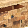 Szafka pod TV, 120 x 30 x 45 cm, lite drewno mango