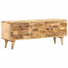 Szafka pod TV, 120 x 30 x 45 cm, lite drewno mango