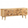 Szafka pod TV, 120 x 30 x 45 cm, lite drewno mango
