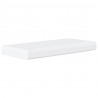 Łóżko z materacem, ciemnozielone, 90x190 cm, aksamitne