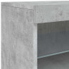 Szafka z oświetleniem LED, szarość betonu, 181,5x37x67 cm