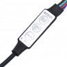 Szafki z oświetleniem LED, 3 szt., białe