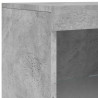 Szafka z oświetleniem LED, szarość betonu, 162x37x100 cm