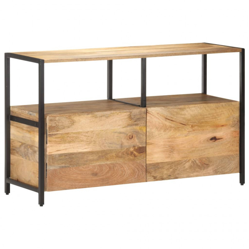 Szafka, 110x35x65 cm, lite drewno mango