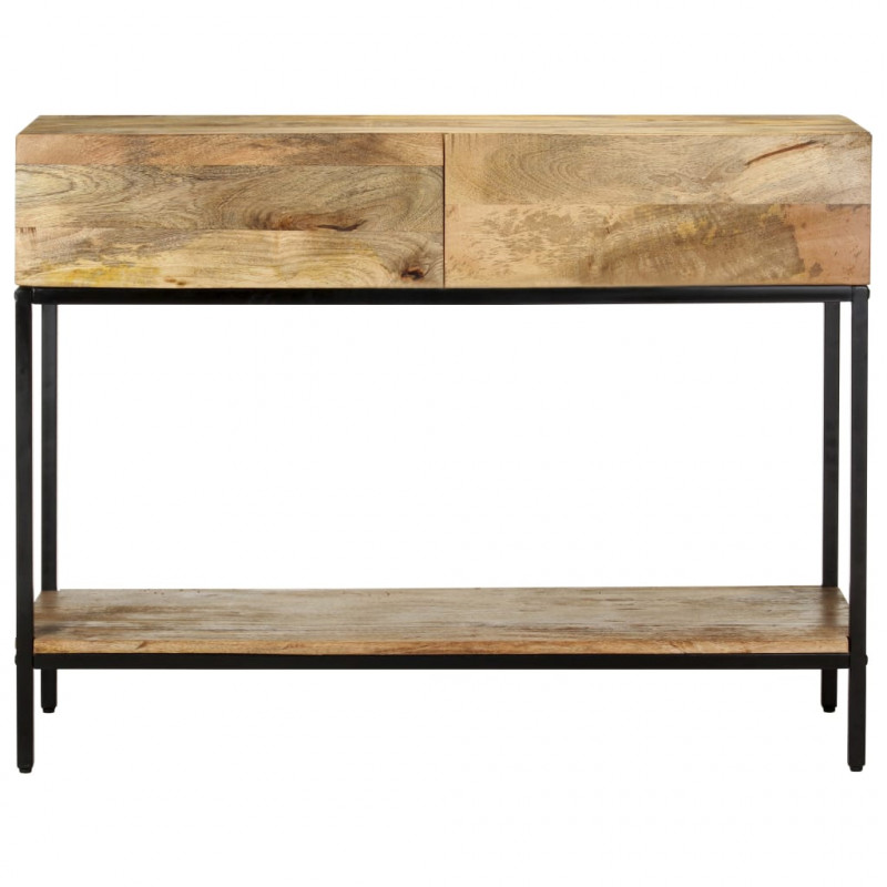 Stolik konsola, 100 x 35 x 76 cm, lite drewno mango