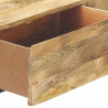 Stolik konsola, 100 x 35 x 76 cm, lite drewno mango
