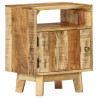 Stolik nocny, 40x30x50 cm, surowe drewno mango