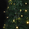 Choinka with LED String Lights Zielony 150 x 150 cm PVC